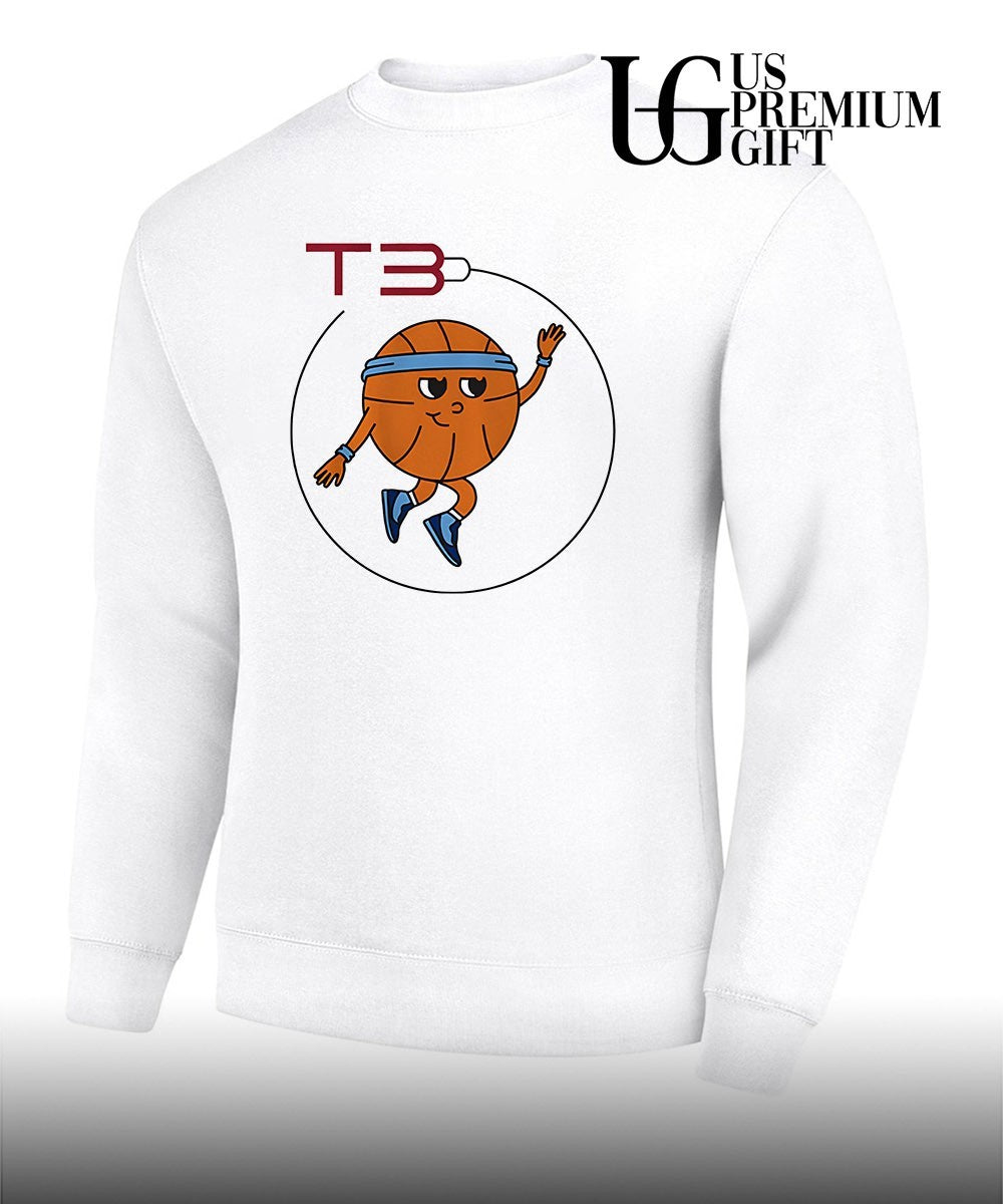 T3 Basketball logo shirt