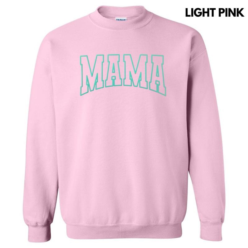 TEAL Mama Puff Outline Sweatshirt T-Shirts, Hoodie | HypeDripTees.com