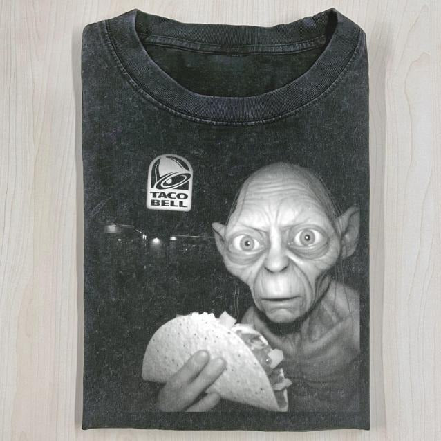 THE LORD OF THE RINGS T-SHIRT, GOLLUM Taco Bell Shirt, Movie Shirt, Funny Halloween Shirt, Unisex T-Shirt, Gift For Men...