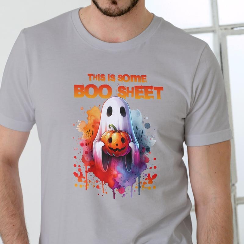 THIS IS SOME BOO SHEET HALLOWEEN T SHIRT, Unisex Cotton graphic T Shirt Hoodie, Sweatshirt | HypeDripTees.com