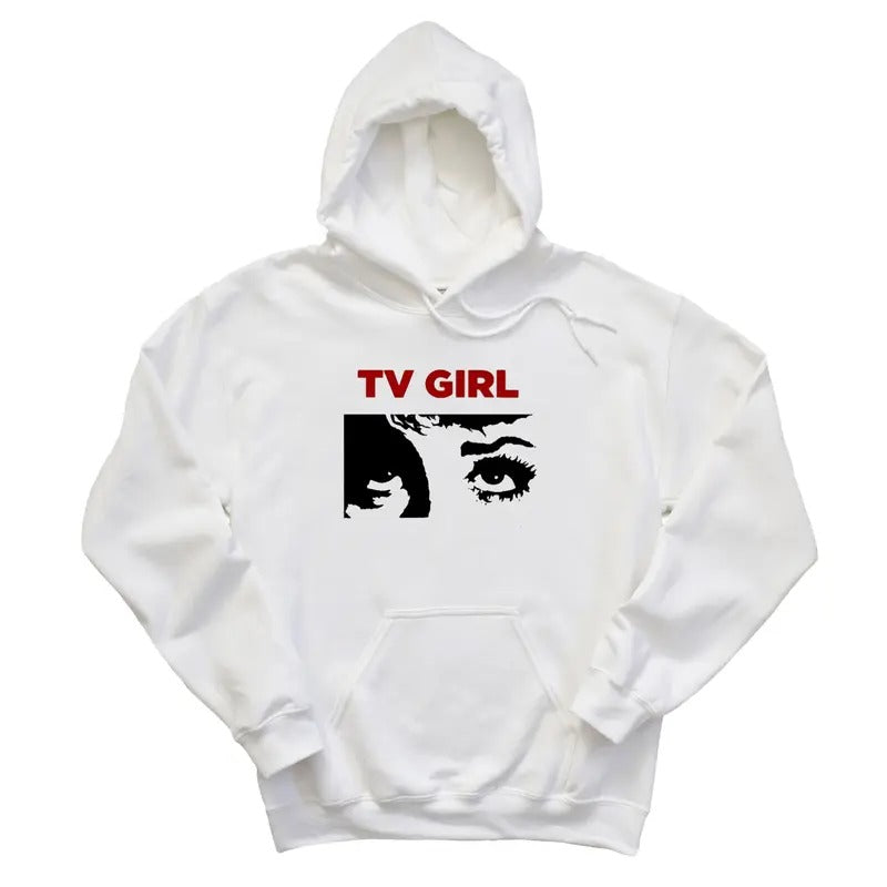 TV GirI Y2k Hoodie, Indie Music Band Hoodie, Fan Merch, Music Festival Outfit, Unisex Long Sleeve Pullover Hoodie Shirt...