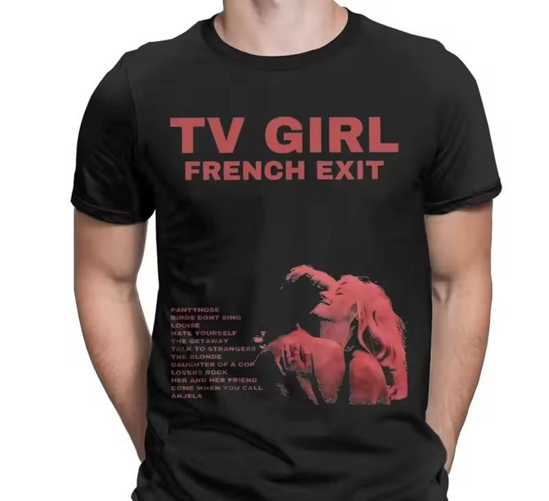 TV Girl French Exit Album Tee T-Shirt Unique Graphic Tee You Can Customize Hoodie, Sweatshirt | HypeDripTees.com