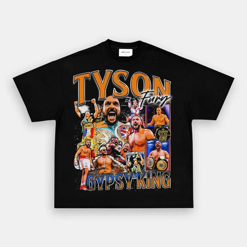 TYSON FURY TEE Boxing T-shirt, Boxer Tee, Sports Shirt, Athletic Tee, Fitness Gift, Workout T-shirt Crewneck Clothing...