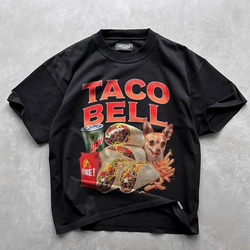 Taco Bell 90's Bootleg T-Shirt, Funny Gifts, Meme Shirt Hoodie, Sweatshirt | HypeDripTees.com