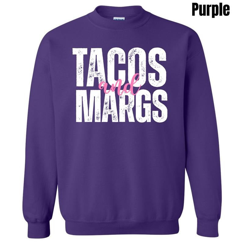 Tacos & Margs White Sweatshirt 'NLB' T-Shirts, Hoodie | HypeDripTees.com