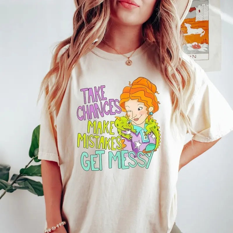 Take Chances Make Mistakes Get Messy Shirt, Miss Frizzle Shirt, Magic School Bus Tee, Teacher Tshirt, Back to School...
