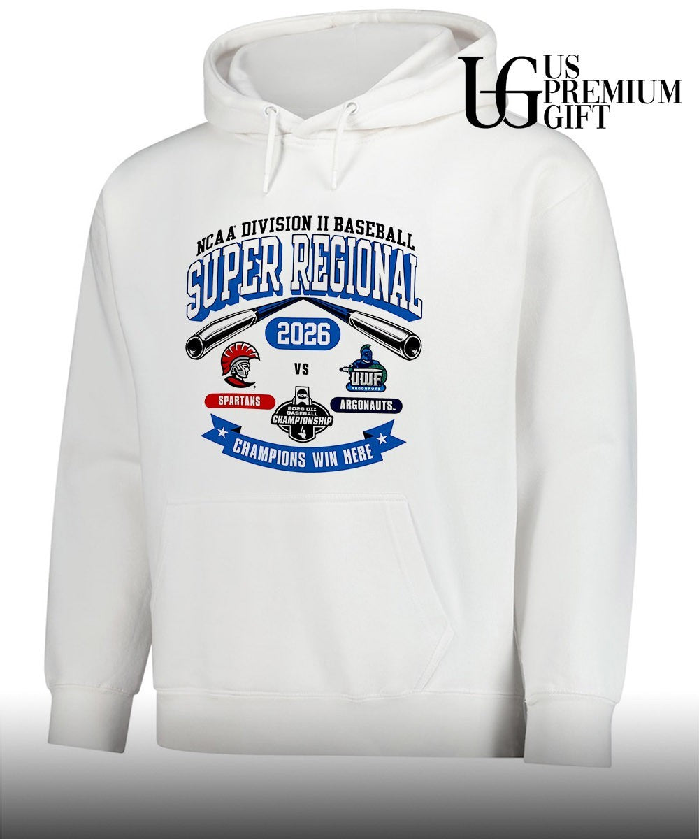 Tampa Spartans vs West Florida Argonauts NCAA Division II Super Regional Champions Win Here 2026 shirt