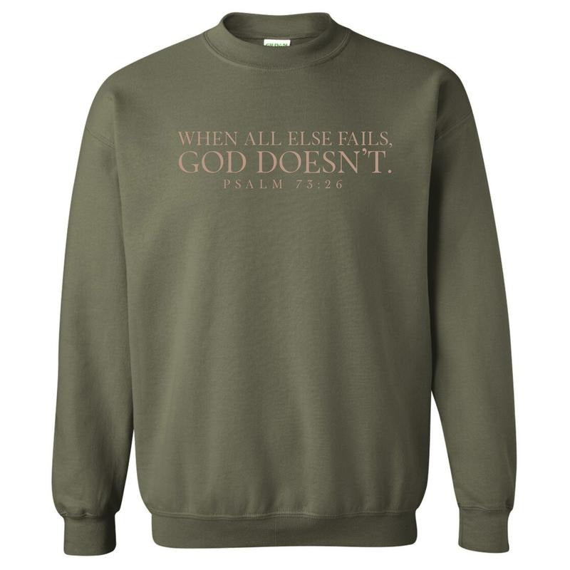 Tan Psalm 73 Sweatshirt 'NLB' T-Shirts, Hoodie | HypeDripTees.com