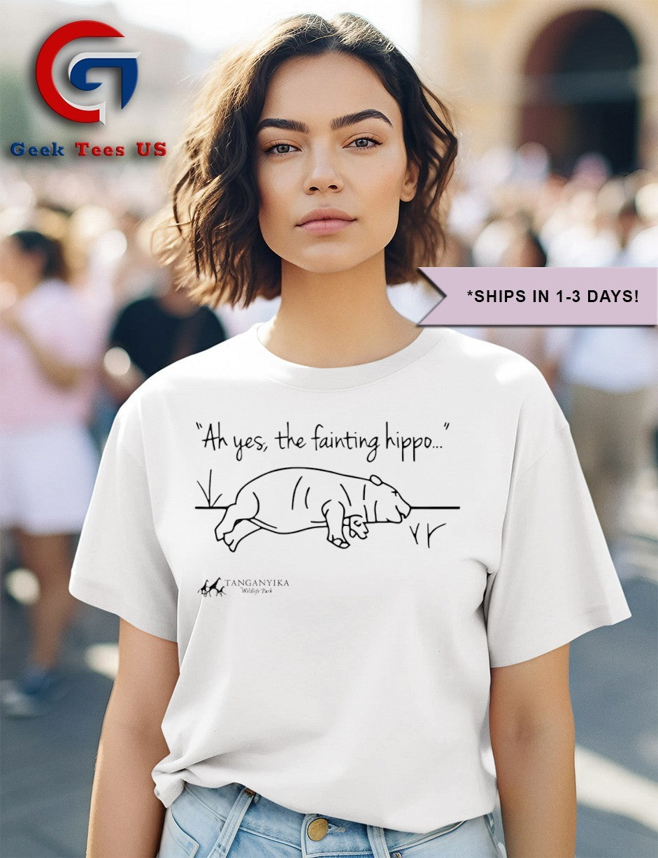 Tanganyika Wildlife Park Fainting Hippo shirt