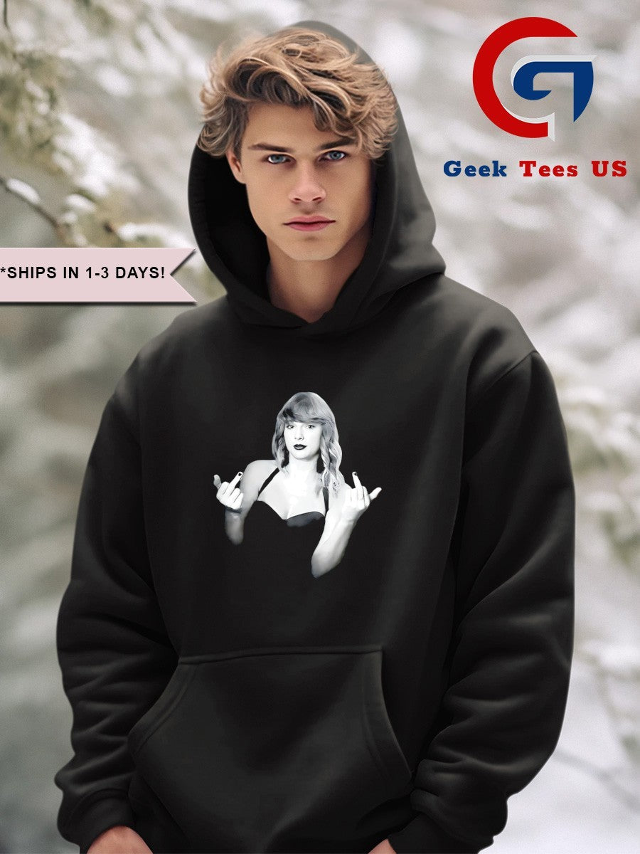 Taylor middle finger photo shirt