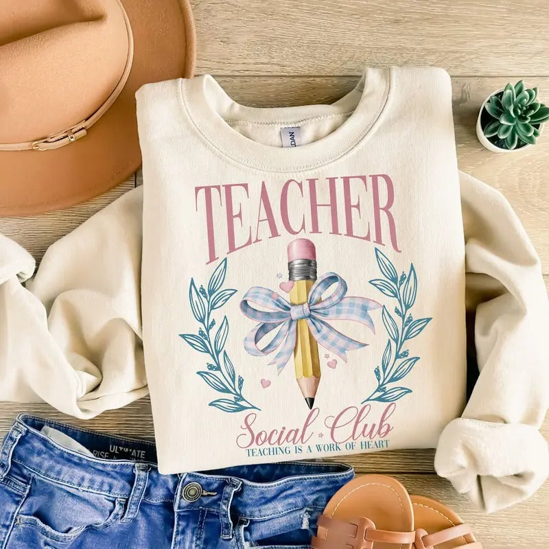 Teacher Social Club Shirt, ABCD Teacher Tour, Back To School, End of Year, Teacher Gift, Elementary School Shirt QZMJU...