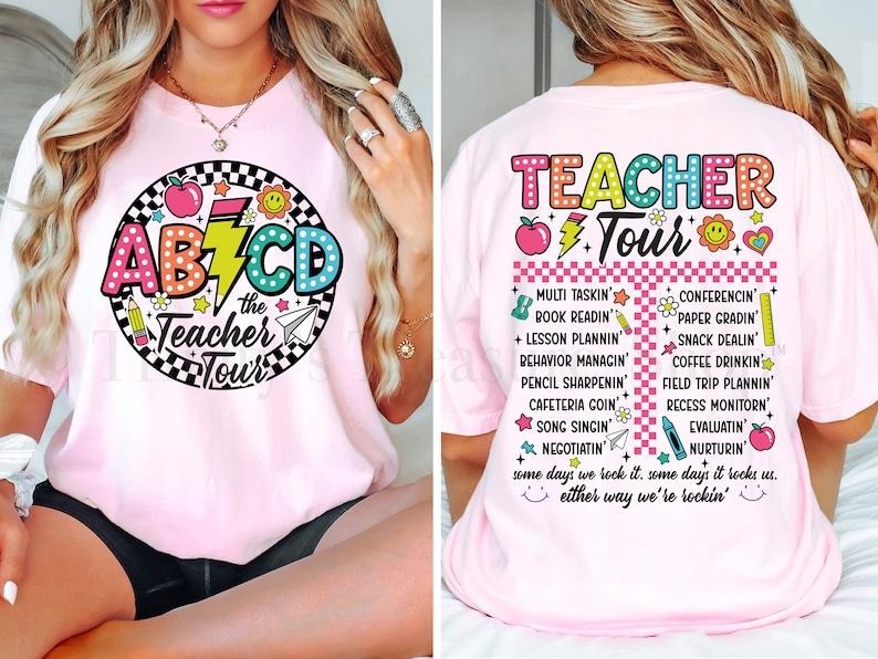 Teacher Tour Shirt, Cute Teacher Shirt, Team Teacher Shirt, Teacher Appreciation Gift, Unisex Teacher Tee, Gift for...