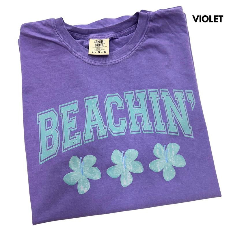 Teal Beachin' Comfort Colors T-Shirt Hoodie, Sweatshirt | HypeDripTees.com