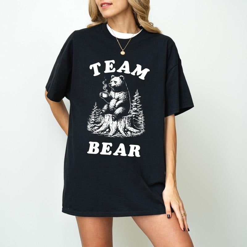 Team Bear  Shirt, I Choose The Bear Shirt, Man vs Bear Shirt, Team Bear Gift, 4B(ear) Movement, Funny Feminist Shirt...
