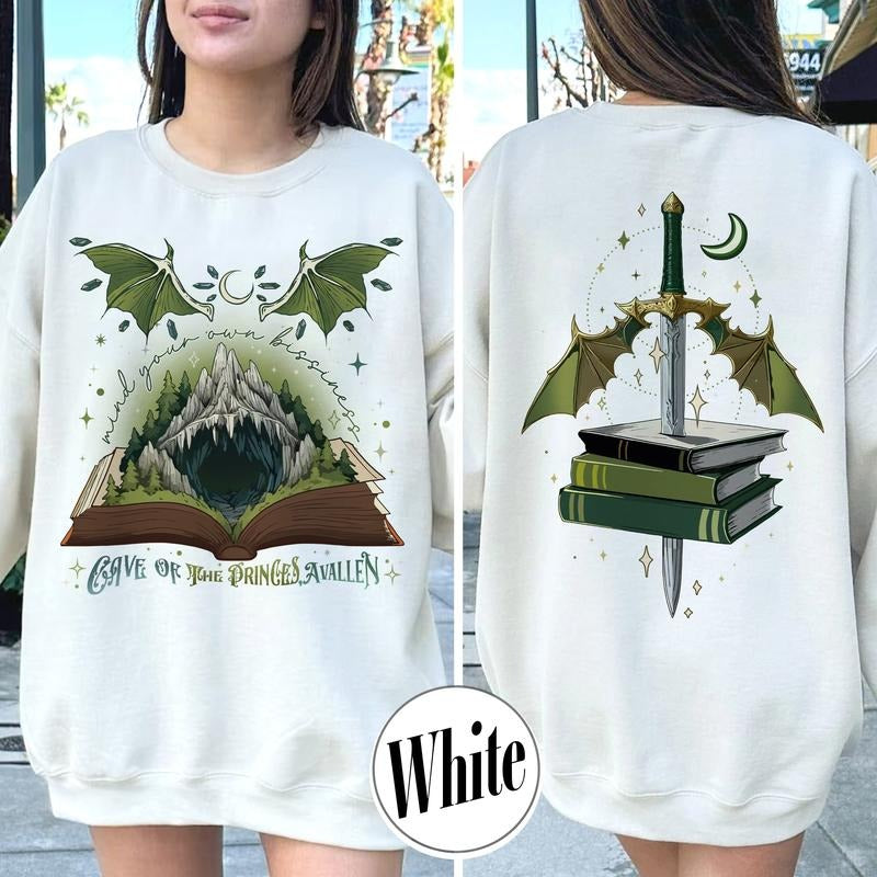 Team Caves Crescent City Sweatshirt, House of Flame and Shadow Merch, House of Flame and Shadow Shirt, Read Books Stay...
