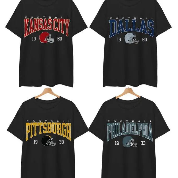 Team Color Football Shirts Cute Football Shirts Football Team Gifts Football Hoodie, Sweatshirt | HypeDripTees.com
