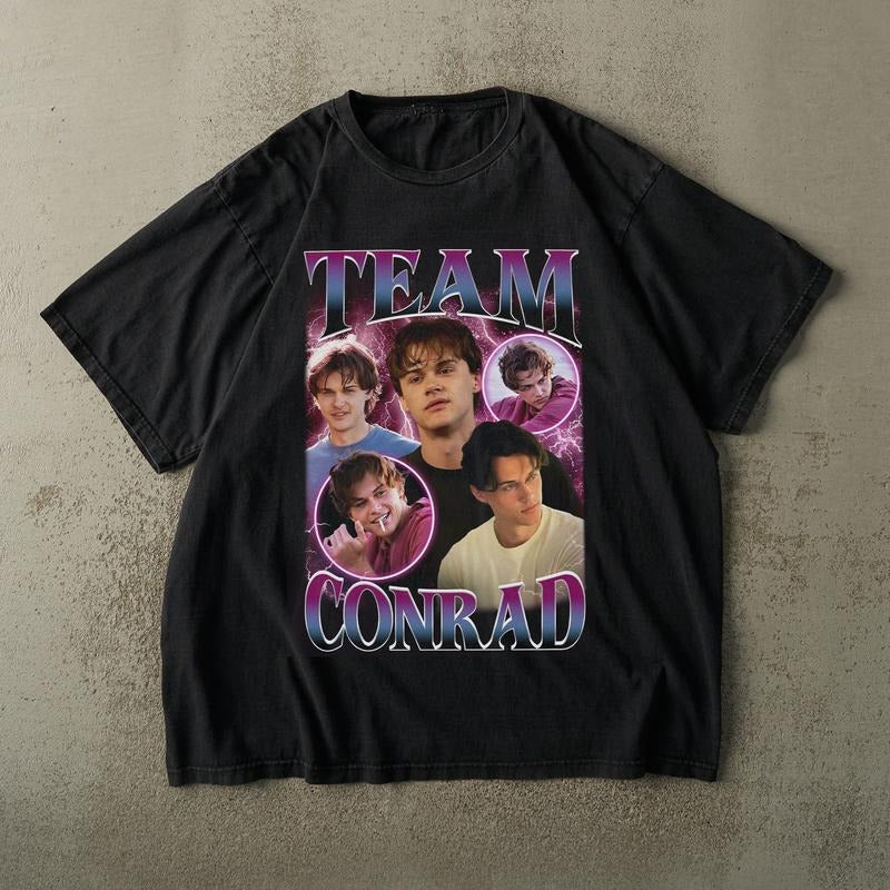 Team Conrad Bootleg Shirt, Conrad Fisher TShirt, The Summer I Turned Pretty Shirt, Retro 90s Bootleg Casual Tee Hoodie,...