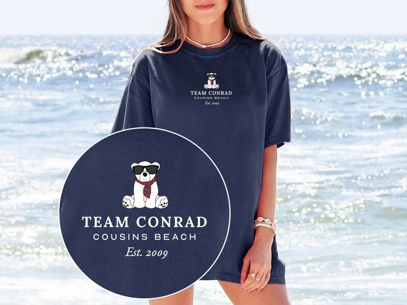 Team Conrad Junior Mint Bear | Cousins Beach Est. 2009 | T-shirt | The Summer I Turned Pretty |  Top Summer Crewneck...