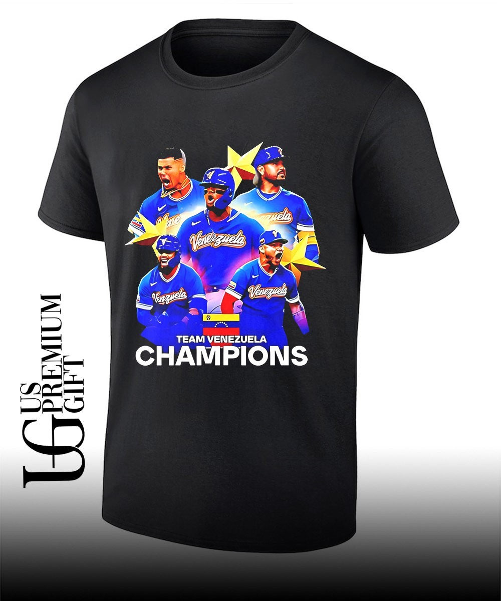 Team Venezuela baseball 2026 WBC Champions graphic shirt