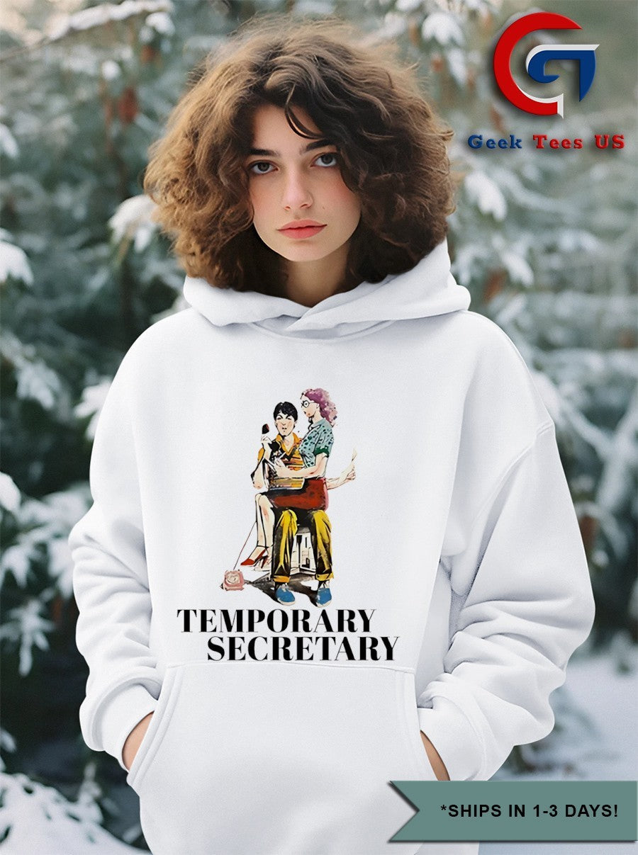 Temporary Secretary graphic shirt