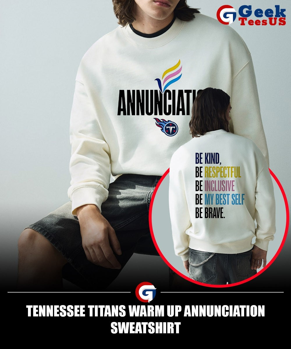 Tennessee Titans Warm Up Annunciation shirt
