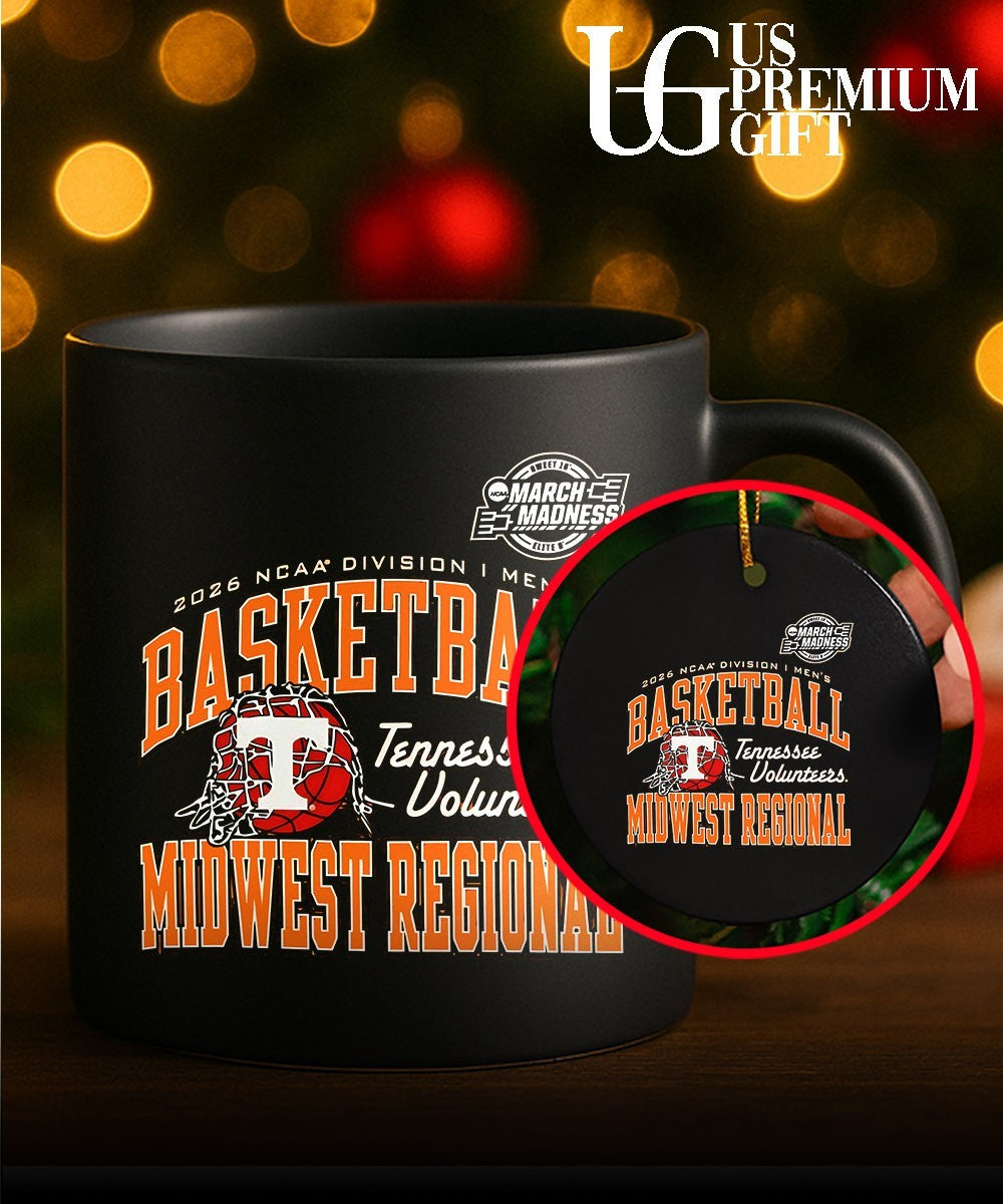 Tennessee Volunteers basketball NCAA Division I March Madness Midwest Regional 2026 shirt