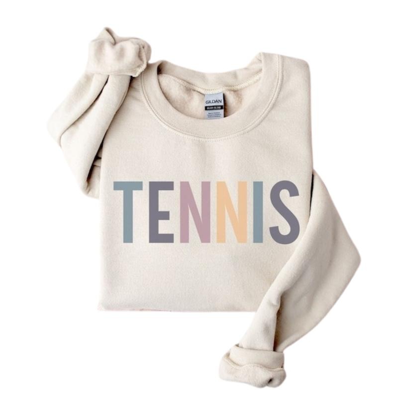 Tennis Sweatshirt, Tennis Coach Gift Unisex T-Shirt Sweaters Hoodie, Functional Fashion, Flexibla Fashion Fits, Diverse...