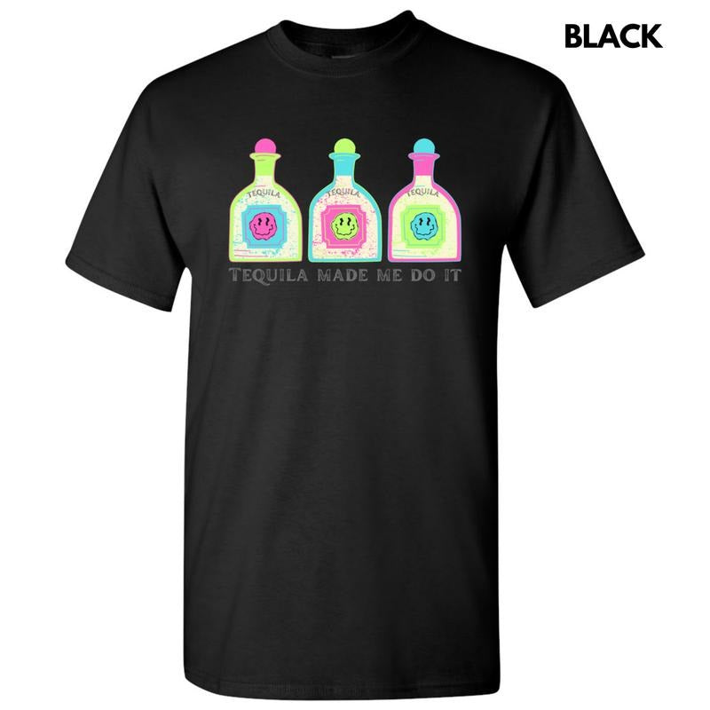 Tequila Made Me Gildan Short Sleeve T-Shirt 'NLB' Hoodie, Sweatshirt | HypeDripTees.com