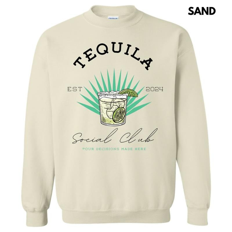 Tequila Social Club Sweatshirt T-Shirts, Hoodie | HypeDripTees.com