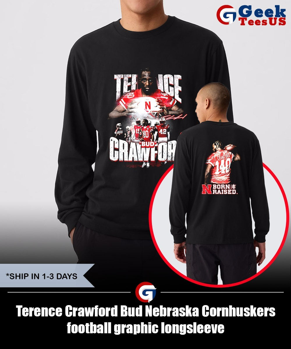 Terence Crawford Bud Nebraska Cornhuskers football graphic shirt