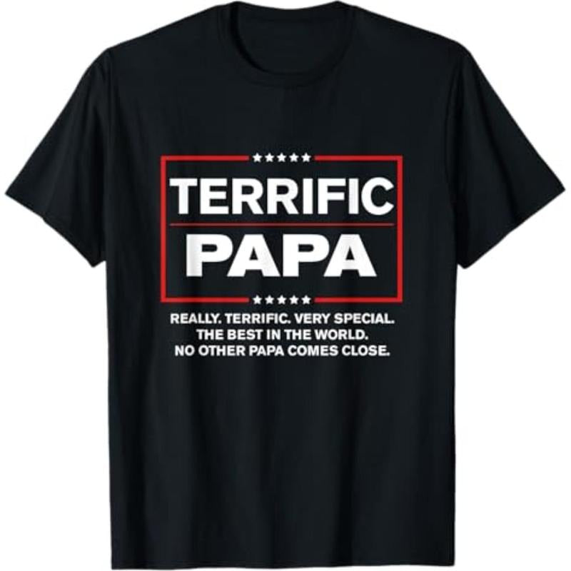 Terrific Papa - Funny Donald Trump Best Papa T-Shirt Comfy Menswear Hoodie, Sweatshirt | HypeDripTees.com