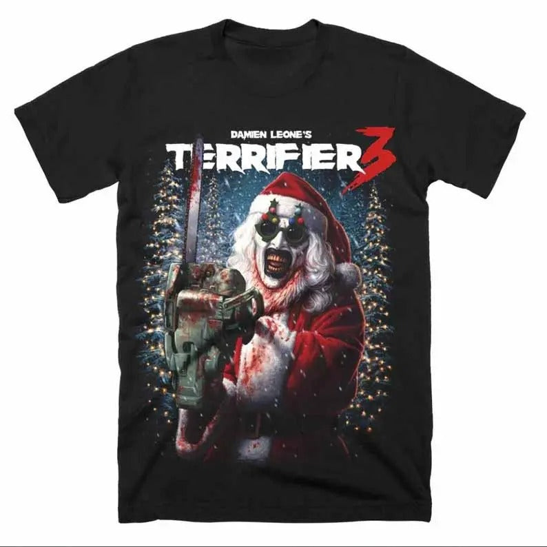 Terrifier 3 Merry Mayhem T-Shirt Hoodie, Sweatshirt | HypeDripTees.com