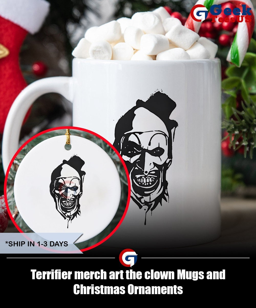 Terrifier merch art the clown shirt