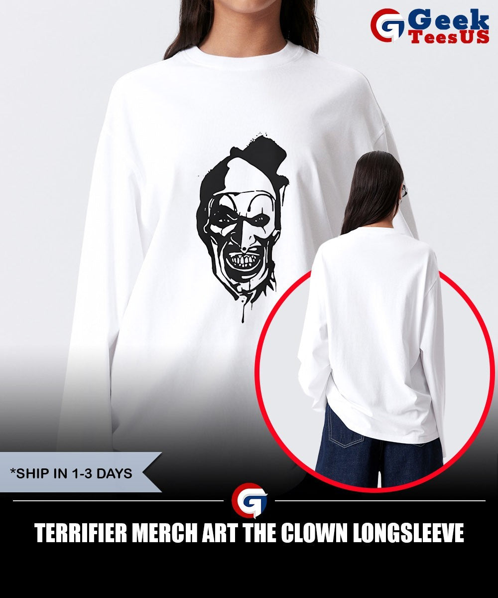Terrifier merch art the clown shirt