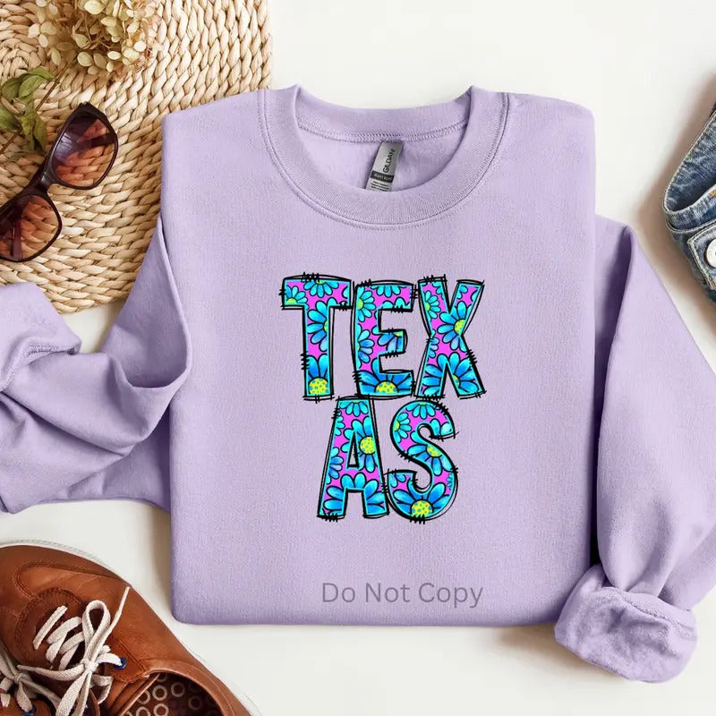 Texas DTF Transfer ONLY - This is NOT a T Shirt Hoodie, Sweatshirt | HypeDripTees.com