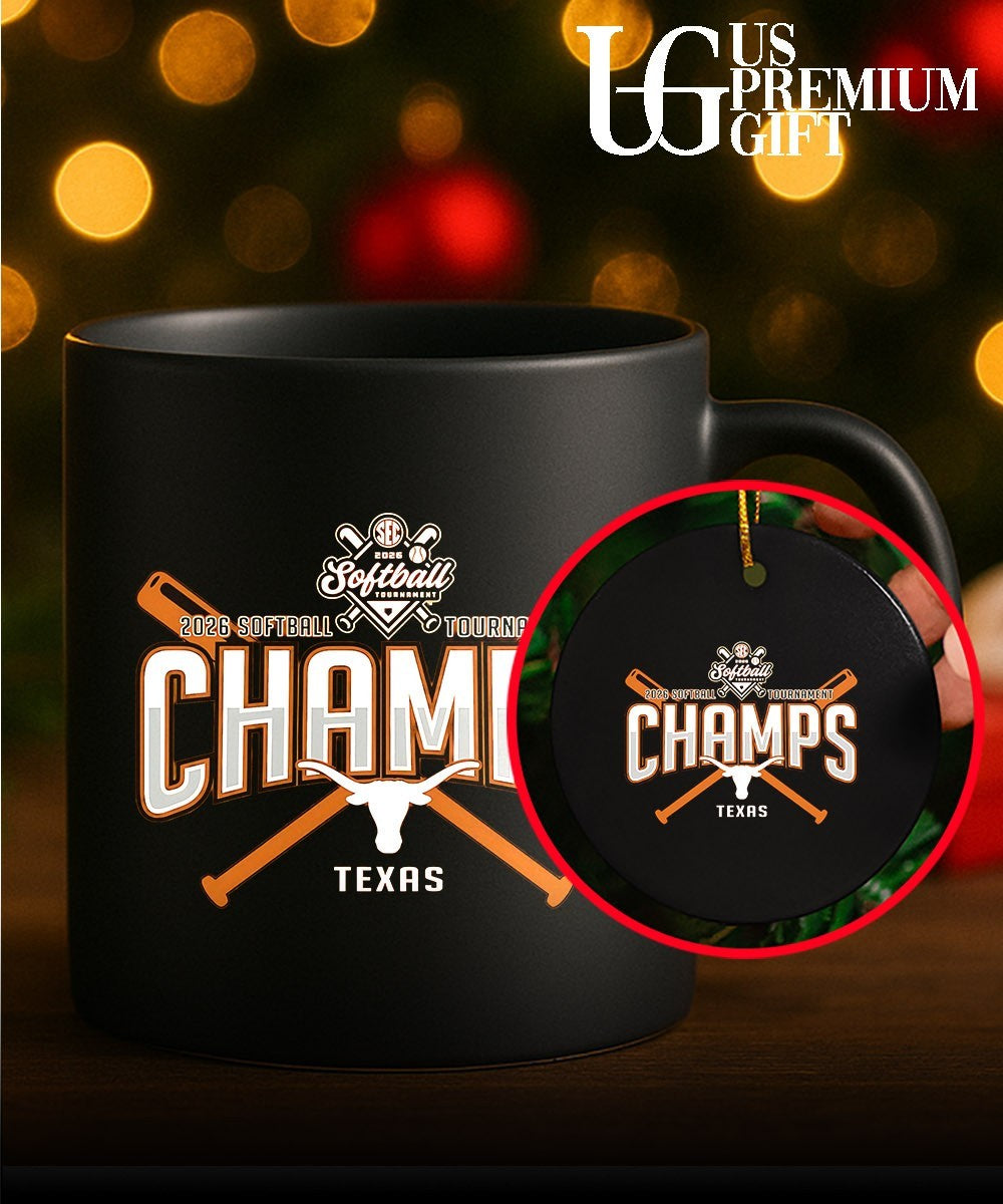Texas Longhorns 2026 SEC Softball Tournament Champs graphic celebrating shirt
