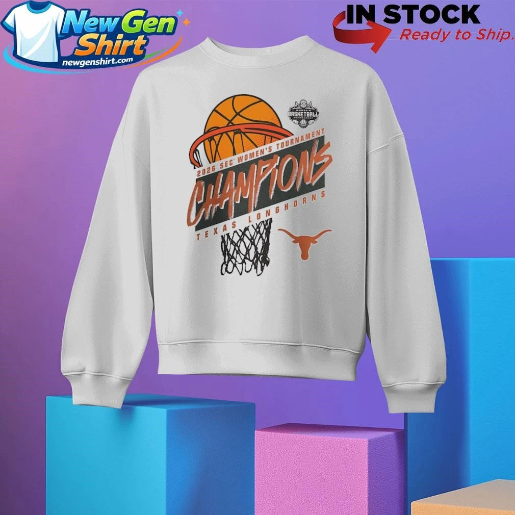 Texas Longhorns 2026 SEC Women’s Basketball Tournament Champions Shirt