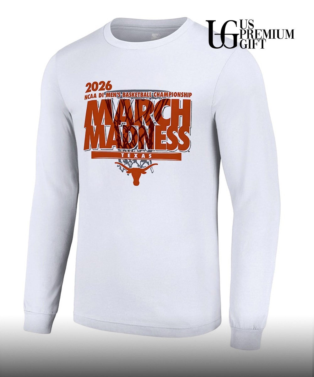 Texas Longhorns March Madness NCAA D1 Men’s basketball Championship 2026 shirt