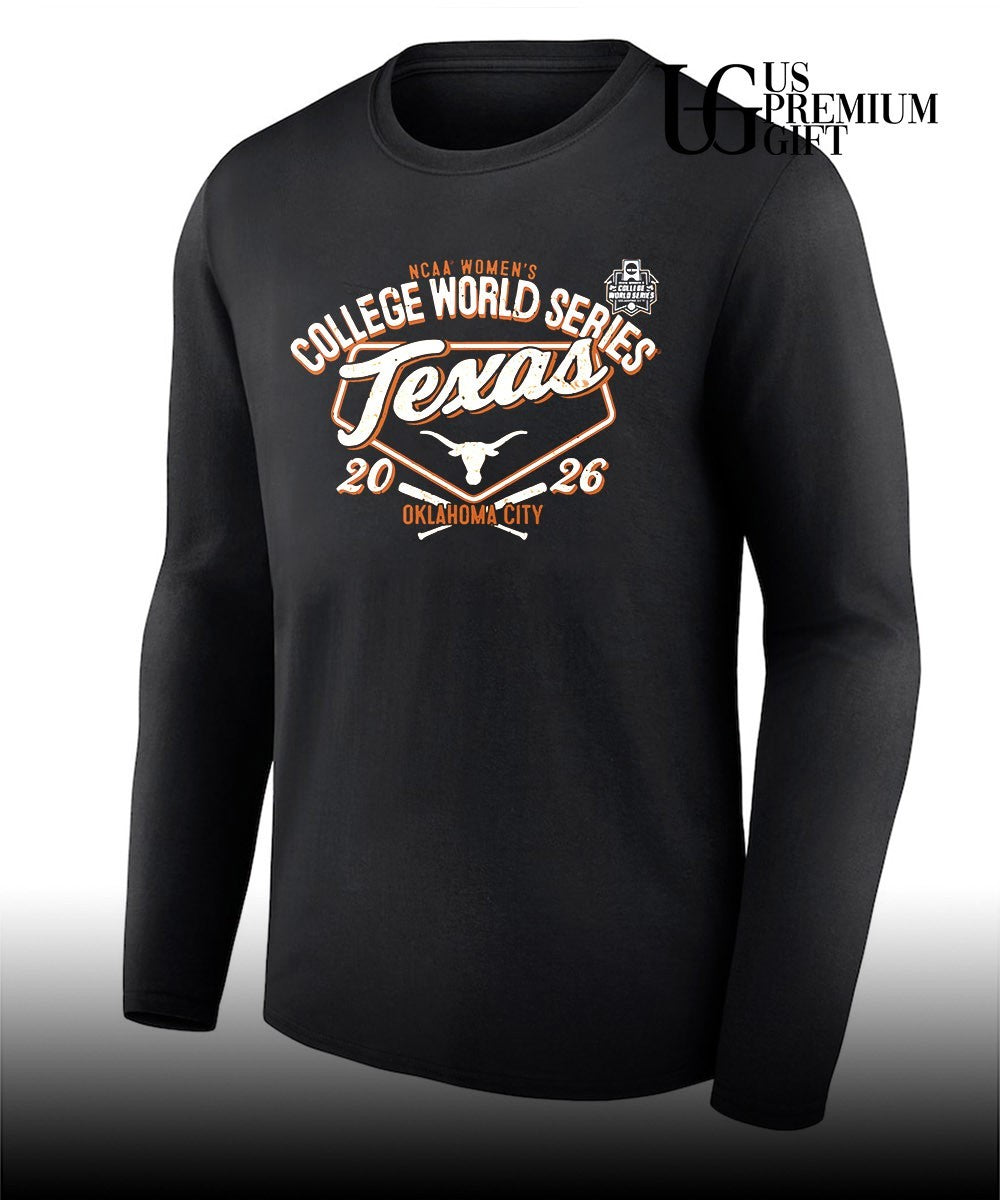 Texas Longhorns NCAA Women’s College World Series 2026 Oklahoma City shirt