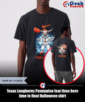 Texas Longhorns Pennywise fear lives here time to float Halloween shirt