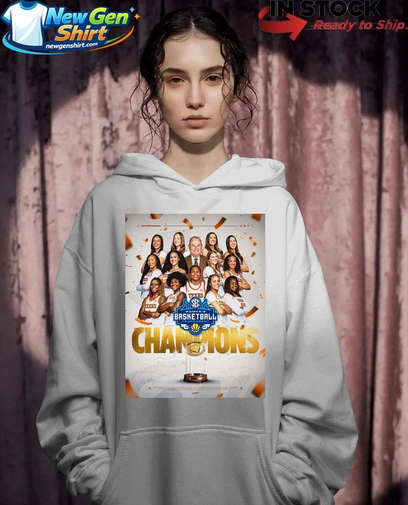 Texas Longhorns Women’s Basketball 2026 SEC Tournament Champions Shirt