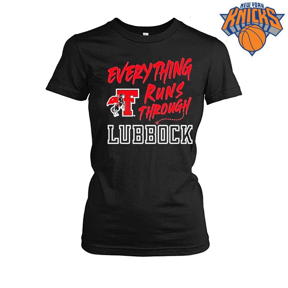 Texas Tech Apparel Everything Runs Through Lubbock Shirts