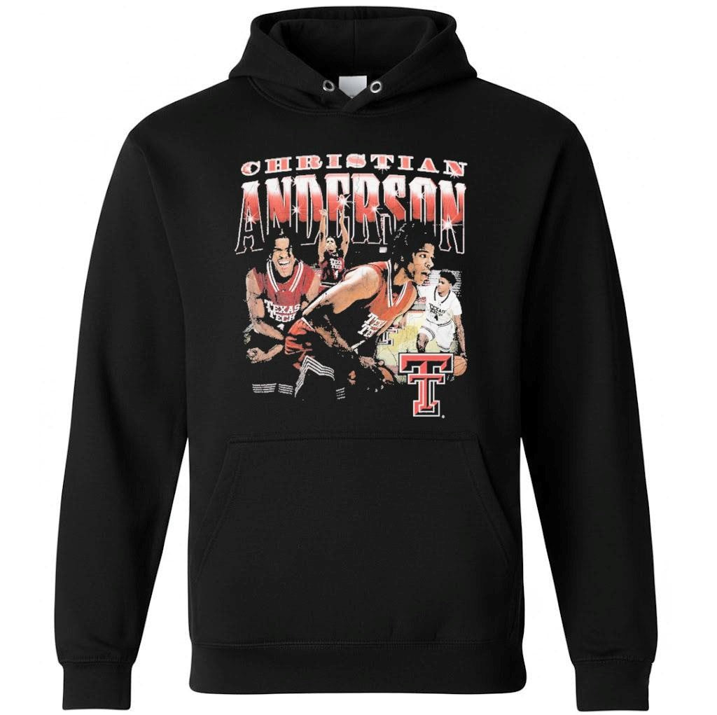 Texas Tech Basketball Official NIL Christian Anderson 90s Shirt
