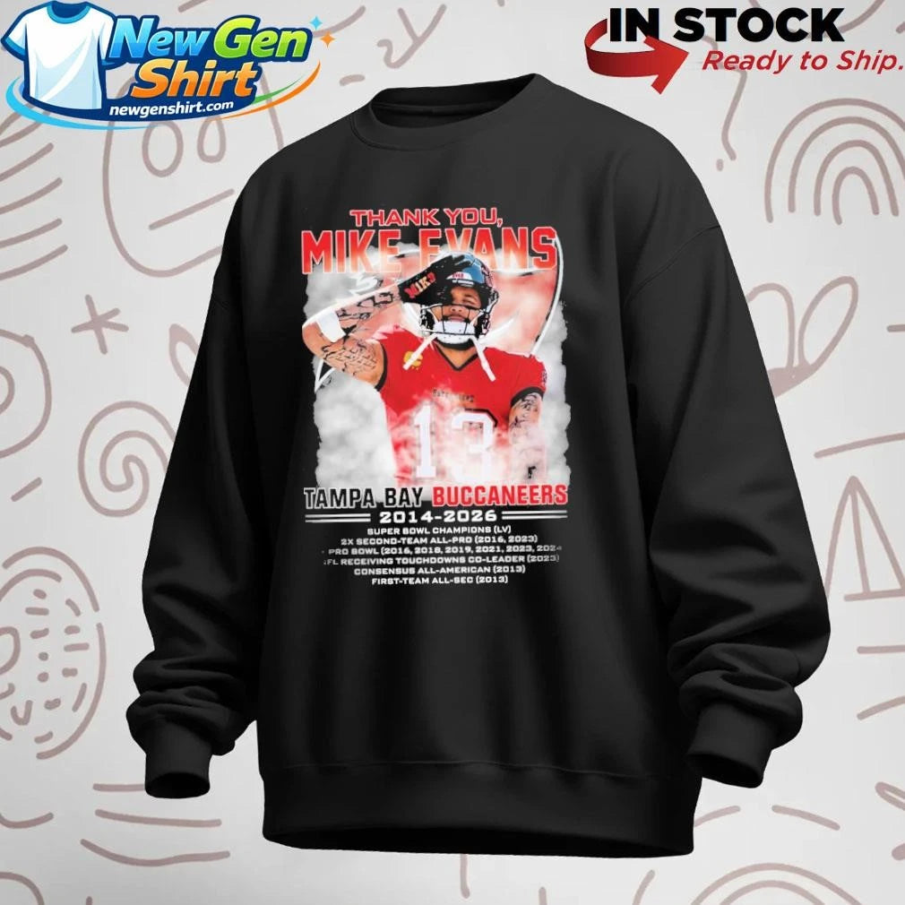 Thank You Mike Evans 2014 2026 Shirt