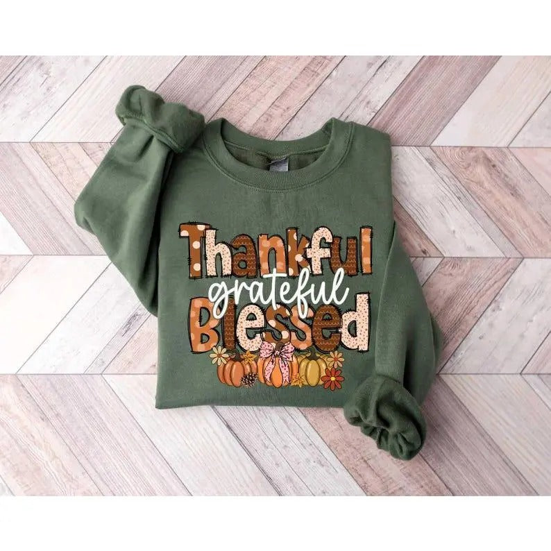 Thankful Sweatshirt, Hoodie, T