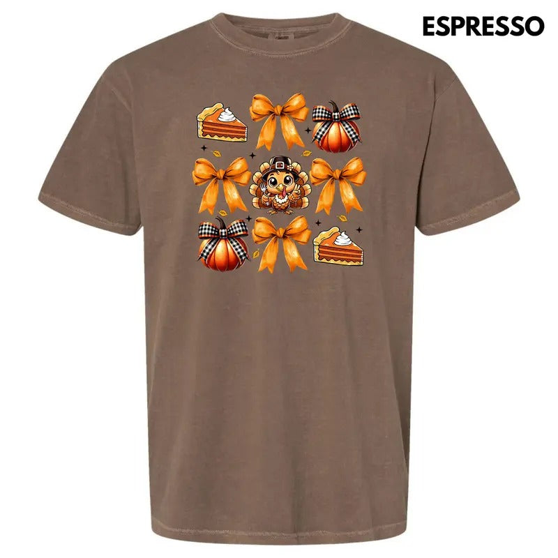 Thanksgiving Things Collage Comfort Colors T-Shirt 'NLB' Hoodie, Sweatshirt | HypeDripTees.com