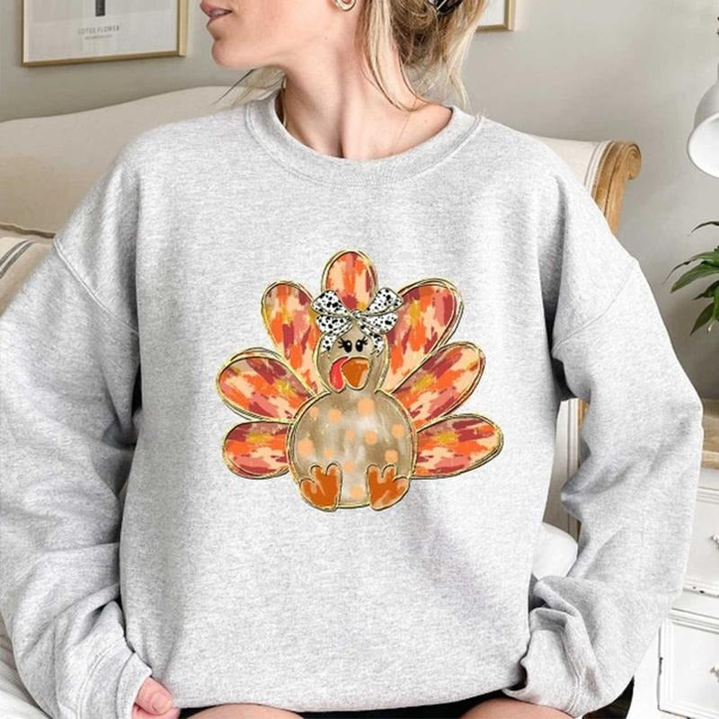 Thanksgiving Turkey Sweatshirt, Turkey Sweatshirt, Thanksgiving Sweatshirt, Women Thanksgiving Sweater T-Shirts, Hoodie