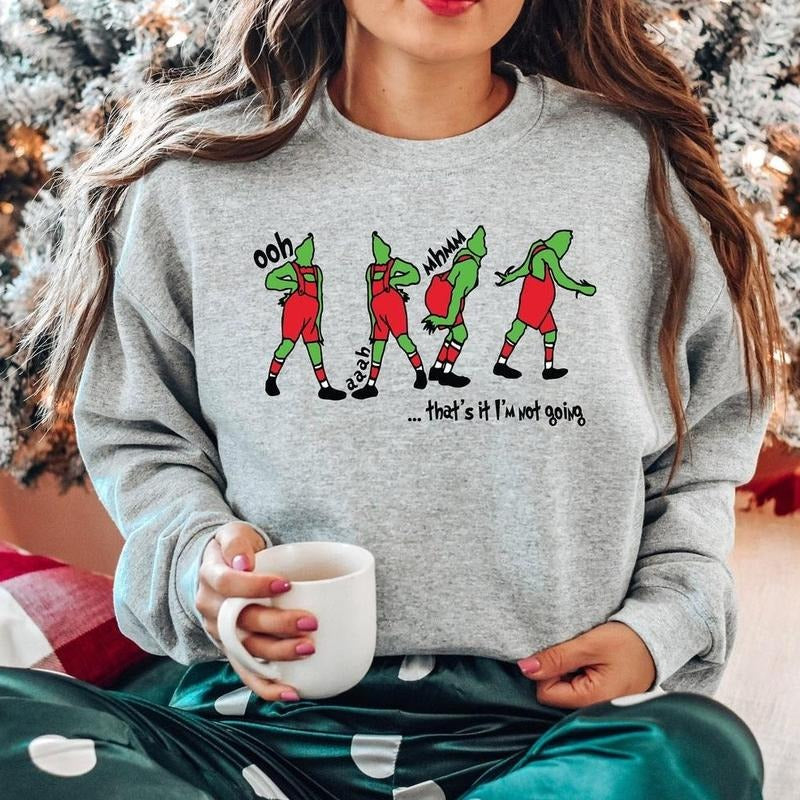 That's It I'm Not Going Sweatshirt, Christmas Sweatshirt, Christmas Movie Hoodie, Funny Christmas Sweatshirt, Retro...