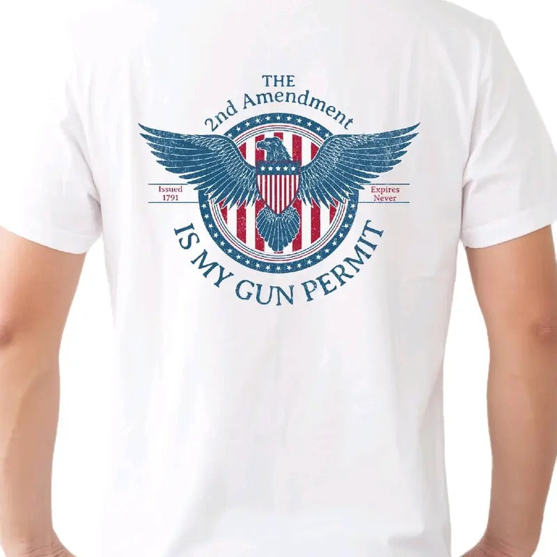 The 2nd Amendment is my gun permit T-shirt t shirt Hoodie, Sweatshirt | HypeDripTees.com