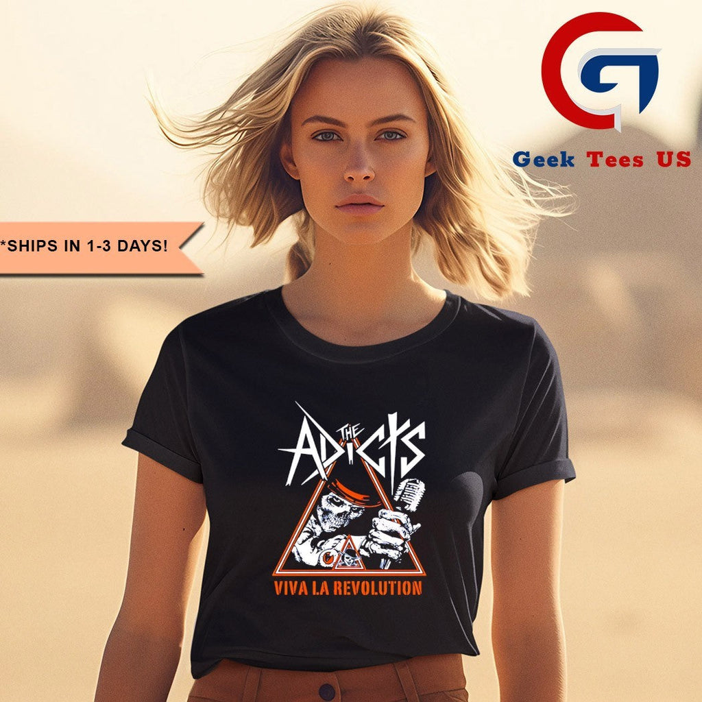 The Adicts Viva La Revolution Skull shirt